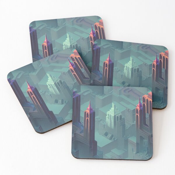 Item preview, Ruins Seamless Pattern designed and sold by supercute-cyber.