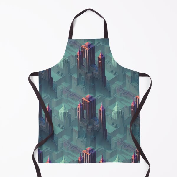 Item preview, Ruins Seamless Pattern designed and sold by supercute-cyber.