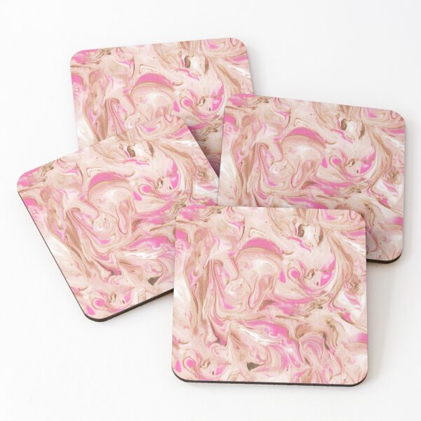 Item preview, Marble Paint Texture With Hot Pink, Coffee, White, and Beige designed and sold by LDTreasures.
