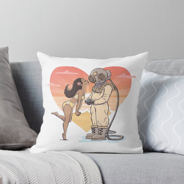 Item preview, Say it with Antique Breathing Apparatus - Diver and his Love designed and sold by hannahradenkova.