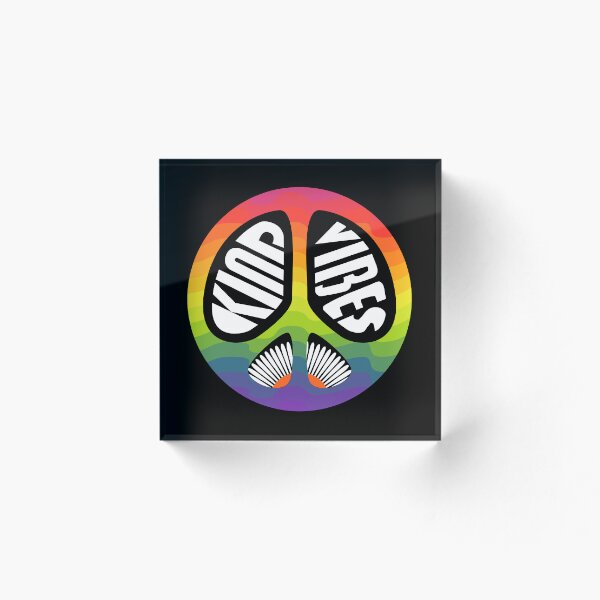 Item preview, Kind Vibes Arco iris Signo de la paz Margarita designed and sold by MyThingNow.