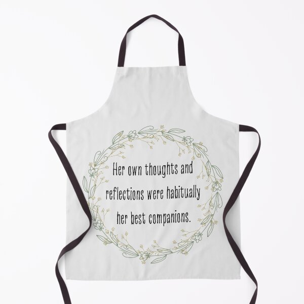 Item preview, Cita de Jane Austen de Mansfield Park - Sus propios pensamientos y reflexiones eran habitualmente sus mejores compañeros. designed and sold by violet-hope.