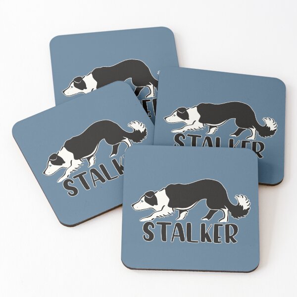 Item preview, Bordercollie Stalker Sticker designed and sold by Palooke76.
