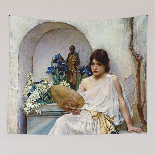 Item preview, John William Waterhouse "Flora" designed and sold by Alexandra Dahl.