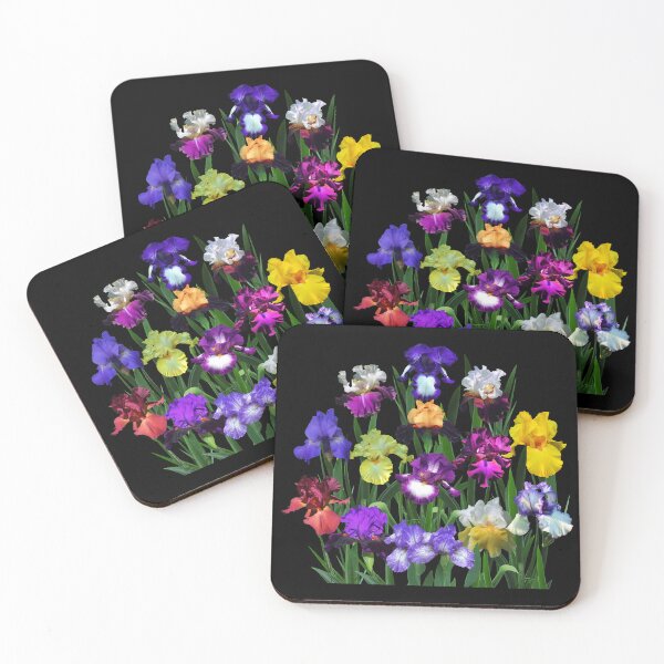 Item preview, Iris Garden On Black designed and sold by rvjames.