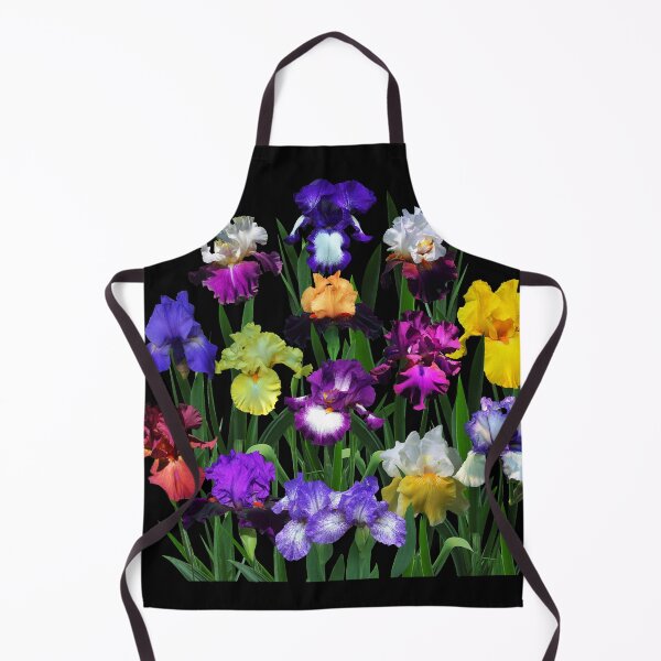 Item preview, Iris Garden On Black designed and sold by rvjames.