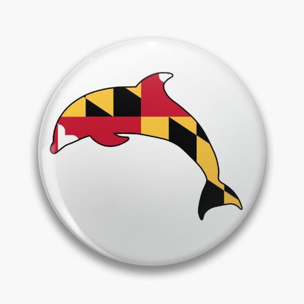 Item preview, Maryland Flag Dolphin designed and sold by VanyaKar.