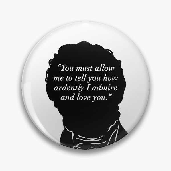 Item preview, Jane Austen Pride and Prejudice Mr Darcy Proposal Quote designed and sold by diggsstudio.