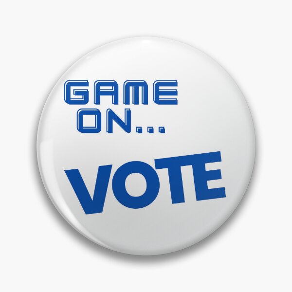 Item preview, Game On Vote designed and sold by Marvett-World.