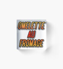 OMELETTE AU / DU FROMAGE - Dexter's Laboratory Acrylic Block