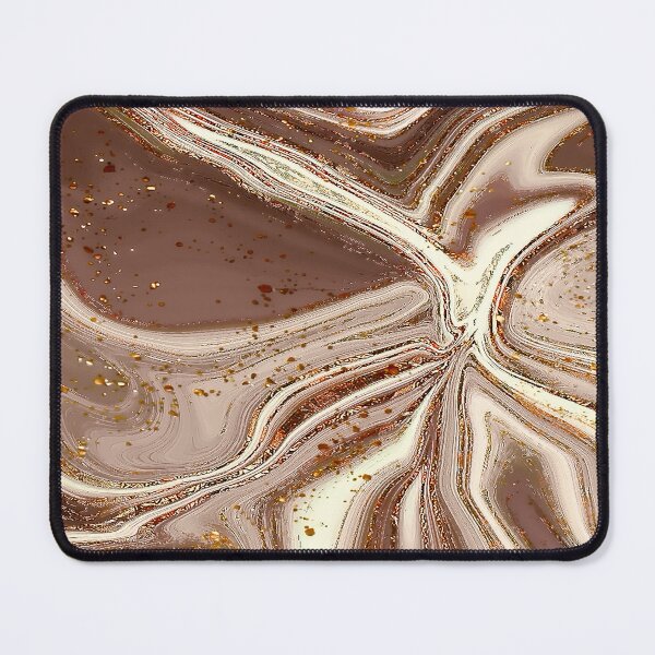 Item preview, Baked Cake Brown & White Marble Glitter designed and sold by cawarren62.