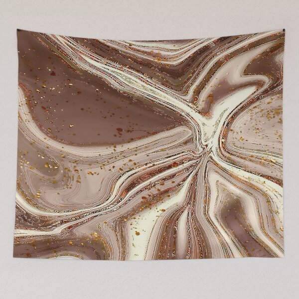Item preview, Baked Cake Brown & White Marble Glitter designed and sold by cawarren62.