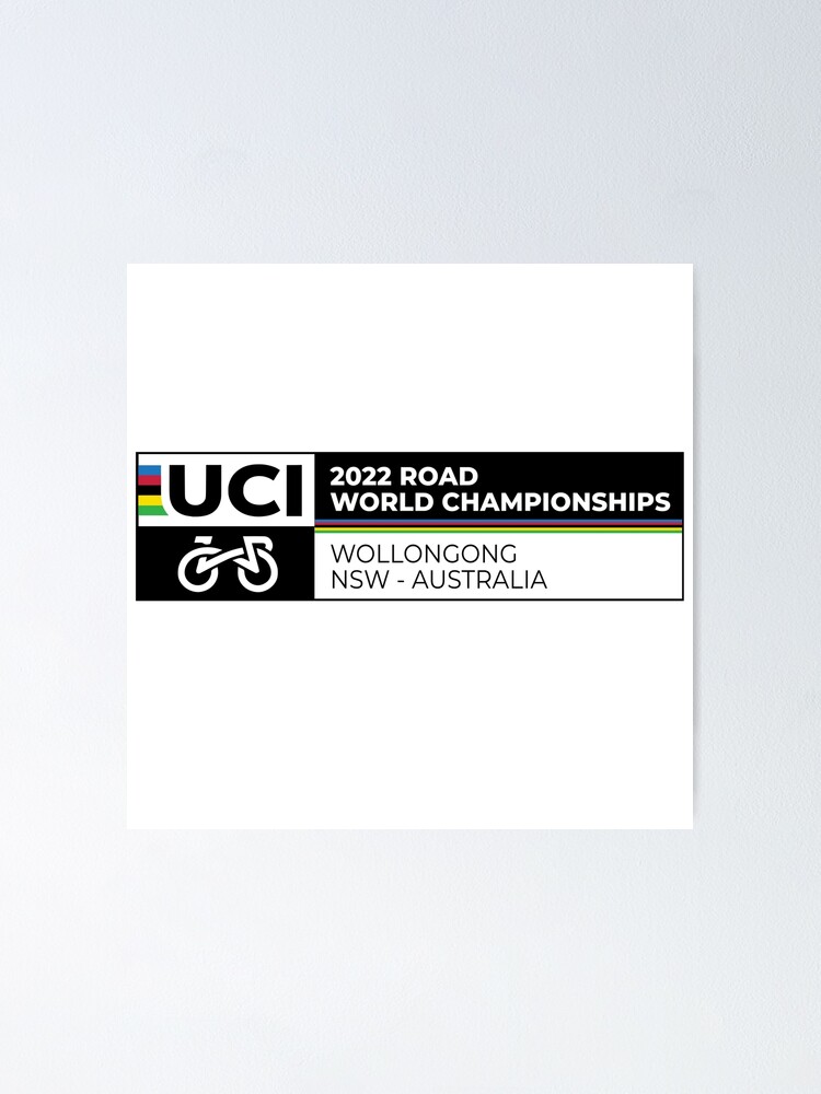 "2022 UCI Road World Championships Wollongong Australia" Poster for