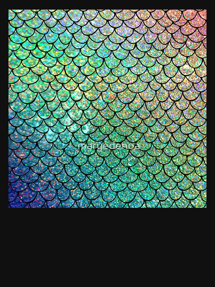Colorful Glitter Mermaid Scales by maryedenoa