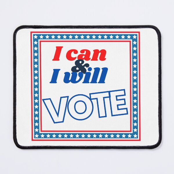Item preview, I Can & I Will Vote designed and sold by Marvett-World.