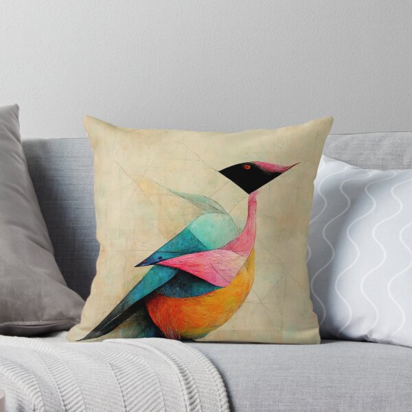 Item preview, Geometric pastel bird designed and sold by Mezma.