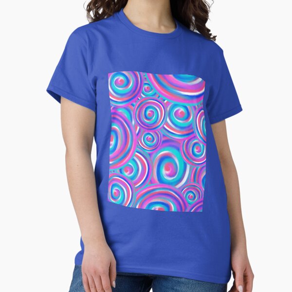 Vista previa del artículo con la obra «Rainbow Swirls», diseñado y vendido por RC-aRtY.