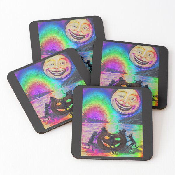 Item preview, Rainbow cat ritual designed and sold by jenbeeart.