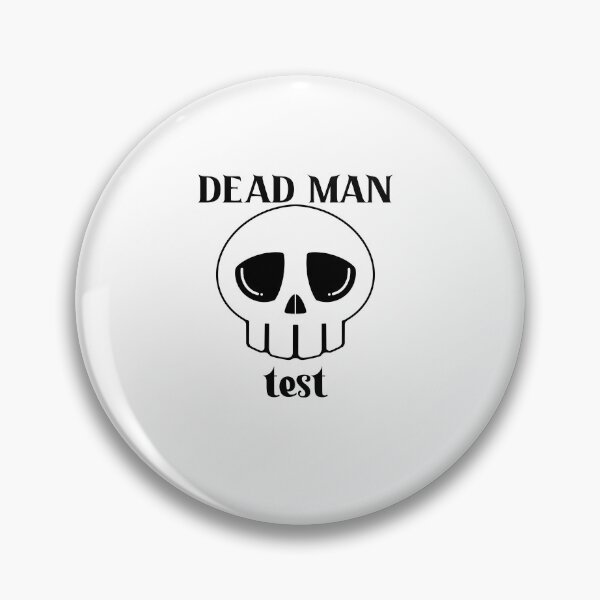 Item preview, Dead Man test skull T-shirt designed and sold by Nerdygirlteez.