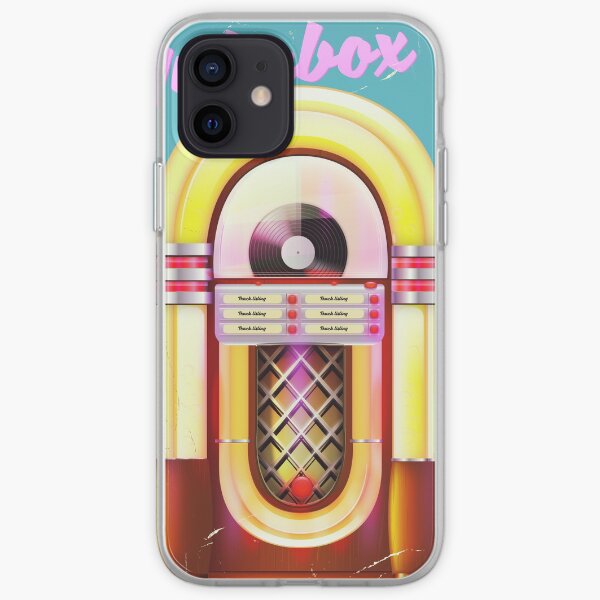 vintage Jukebox poser, iPhone Soft Case