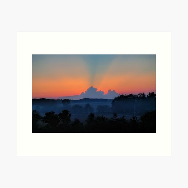Mississinewa Sunset Art Print