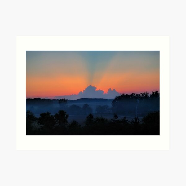 Mississinewa Sunset Art Print