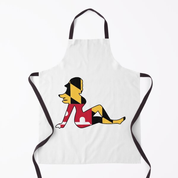 Item preview, Maryland Flag Mud Flap Girl designed and sold by VanyaKar.