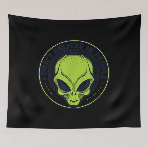 Item preview, I Don't Believe In People Ufo Conspiracy Alien designed and sold by Gabeporte.
