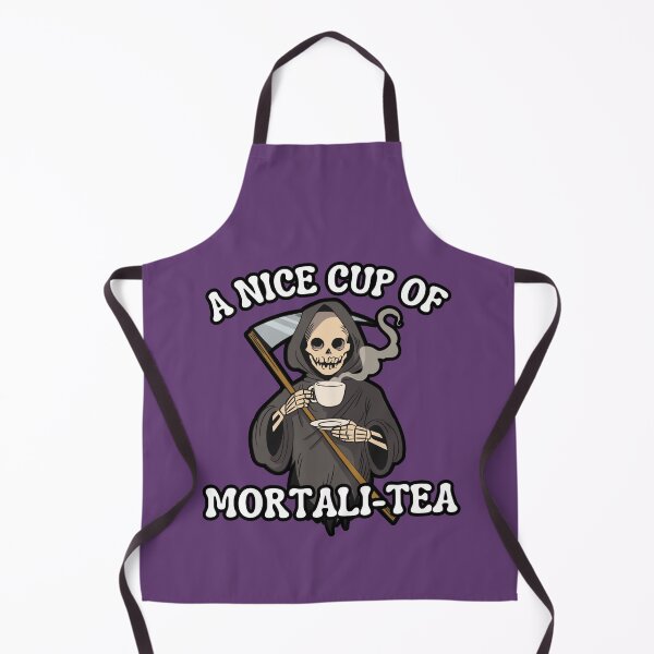 Item preview, Funny - A nice cup of mortali-tea - Purple designed and sold by CreepyCurator.