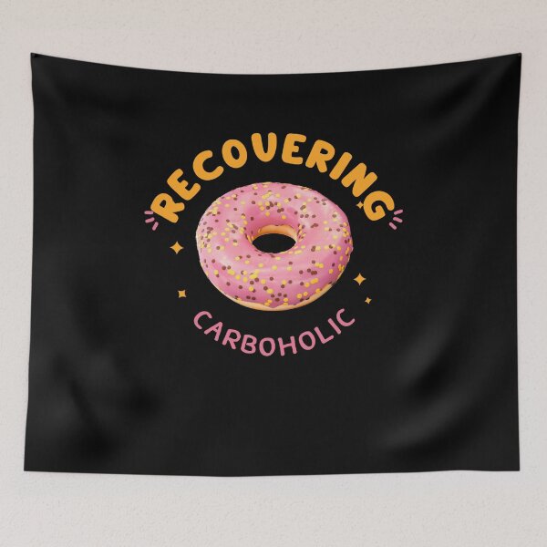 Item preview, recovering carboholic donut junk food men women designed and sold by Jeangel97.
