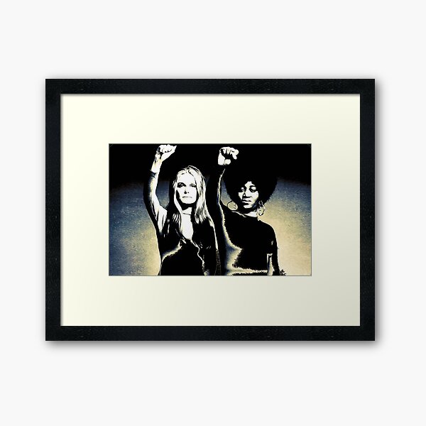 Gloria Steinem and Dorothy Pitman-Hughes, 1972 Framed Art Print
