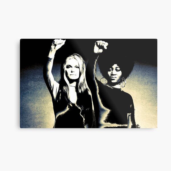 Gloria Steinem and Dorothy Pitman-Hughes, 1972 Metal Print