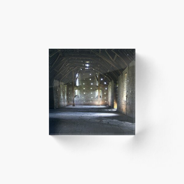 Tithe Barn Interior Acrylic Block