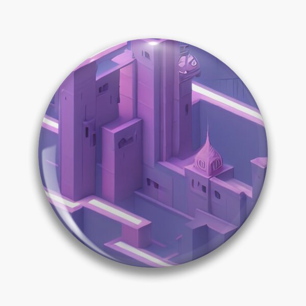 Item preview, Cute Pink Imaginary City Seamless Pattern designed and sold by supercute-cyber.