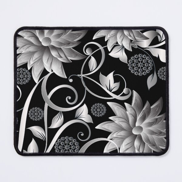 Item preview, Vintage silver flowers designed and sold by FGCART.
