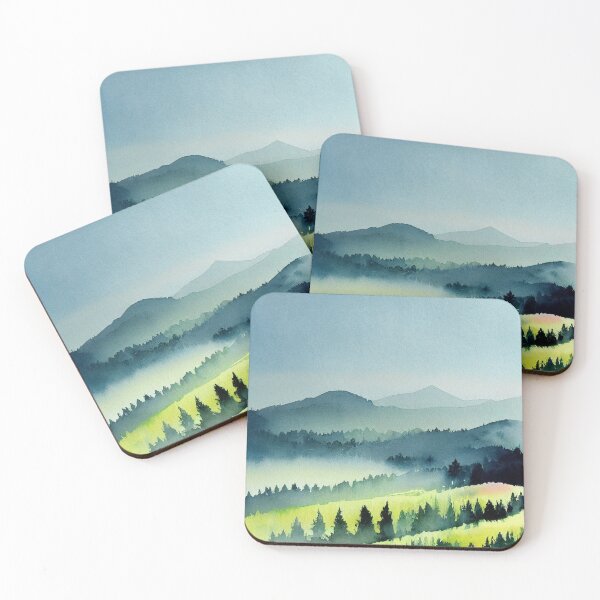 Item preview, Misty mountains designed and sold by etherElric.