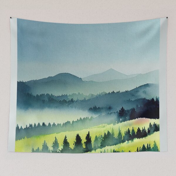Item preview, Misty mountains designed and sold by etherElric.