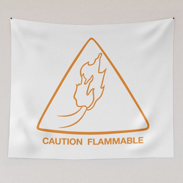 Item preview, Caution flammable designed and sold by danielasynner.