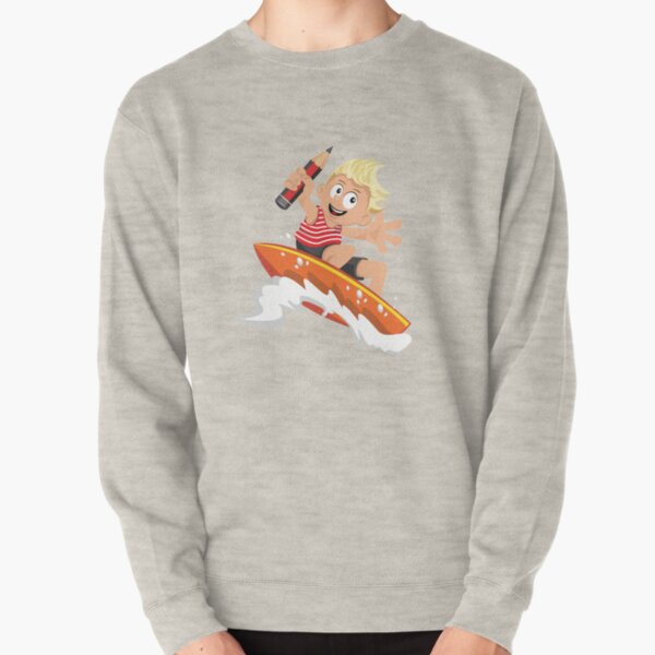 Surfer-boy Pullover Sweatshirt