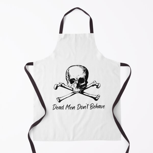 Item preview, Dead Men Dont Behave skull Crossbones T-shirt designed and sold by Nerdygirlteez.