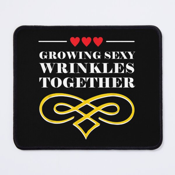Item preview, Growing Wrinkles Together Funny Wedding Humor designed and sold by Gabeshaffer.