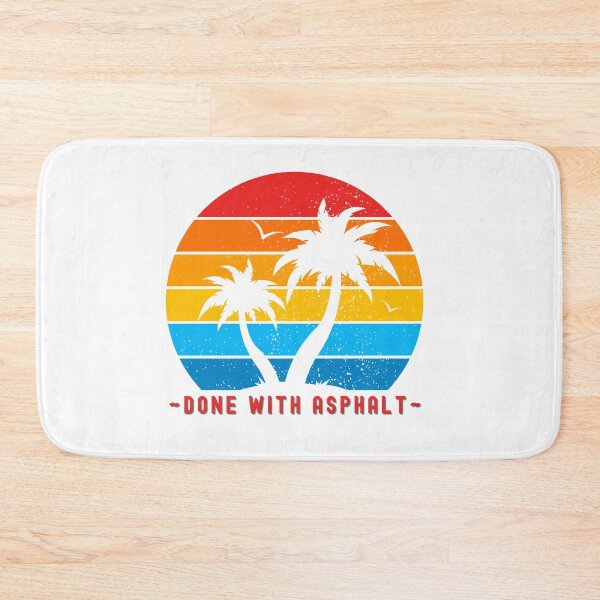 Item preview, Done With Asphalt - Vacay Time, Beach Vibes, Vintage Tropical Sunset designed and sold by Sun Sand & Sea Art.