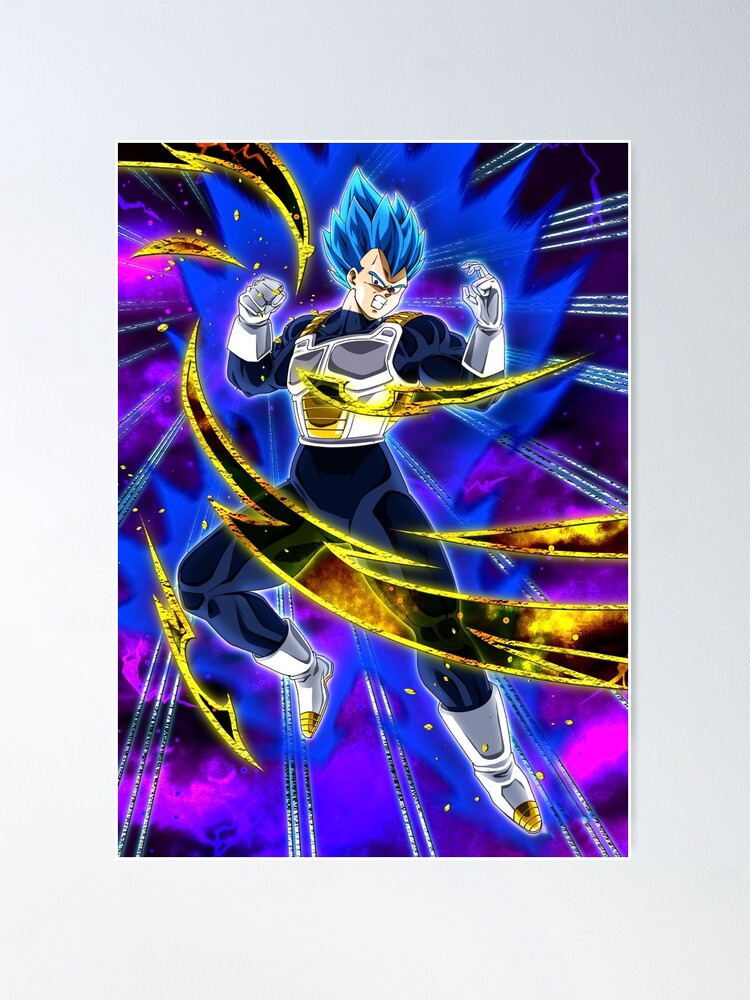 Super Saiyan Blue Vegeta Poster for Sale by creationistlife