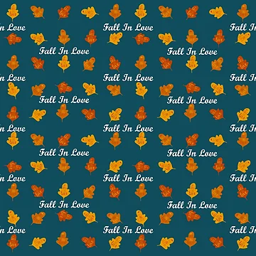 Artwork thumbnail, Fall In Love Pattern by mrtraz