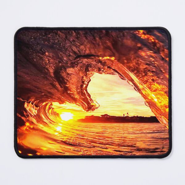 Item preview, WATERSCAPES #3 - Golden Sunset Seen Through Wave Barrel designed and sold by DEL-Productions.