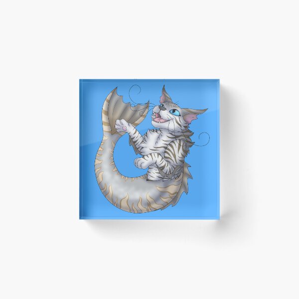 Item preview, Purrmaid: Silver Amber Tabby designed and sold by spyroid101.
