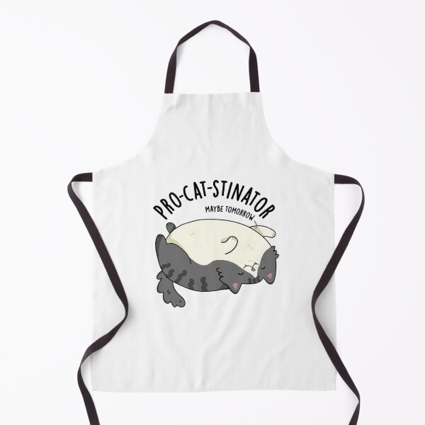 Item preview, Pro-cat-stinator Funny Fat Cat Puns designed and sold by punnybone.