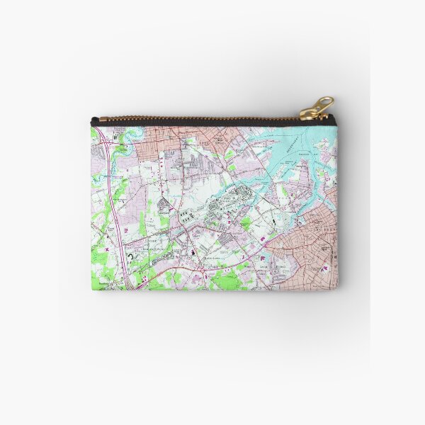 Item preview, Vintage Map of Long Branch & Red Bank NJ (1954) designed and sold by BravuraMedia.