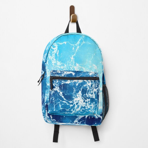 Item preview, WATERSCAPES #4 - White Ocean Foam on Fluorescent Blue Water designed and sold by DEL-Productions.