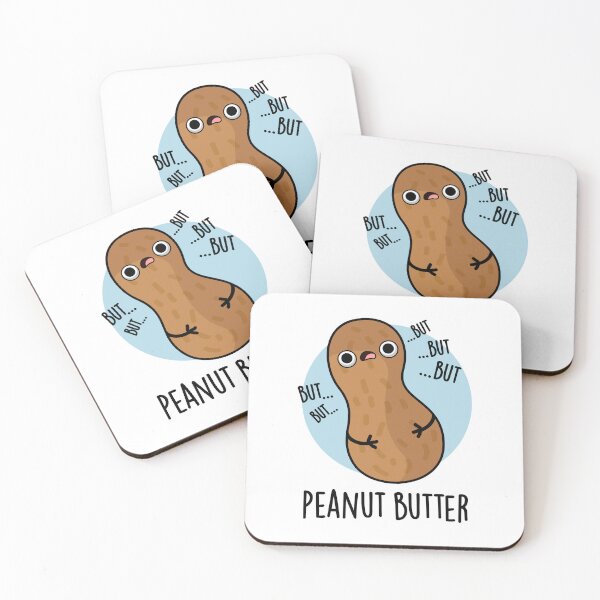 Item preview, Peanut Butter Funny Food Puns  designed and sold by punnybone.